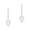Boucles d'oreilles Diamant Or Blanc