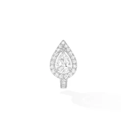 Boucles d'oreilles Diamant Or Blanc