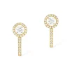 Boucles d'oreilles Diamant Or Jaune