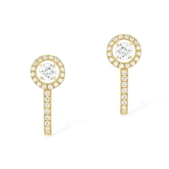Boucles d'oreilles Diamant Or Jaune
