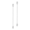 Boucles d'oreilles Diamant Or Blanc