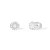 Boucles d'oreilles Diamant Or Blanc