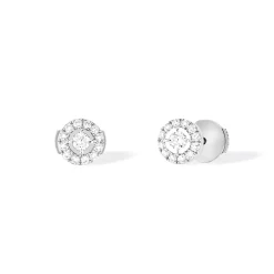 Boucles d'oreilles Diamant Or Blanc