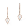 Boucles d'oreilles Diamant Or Rose