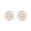 Boucles d'oreilles Diamant Or Rose