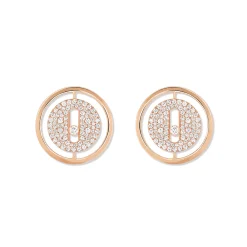 Boucles d'oreilles Diamant Or Rose