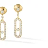Boucles d'oreilles Diamant Or Jaune