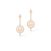 Boucles d'oreilles Diamant Or Rose
