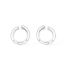Boucles d'oreilles Diamant Or Blanc