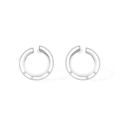 Boucles d'oreilles Diamant Or Blanc