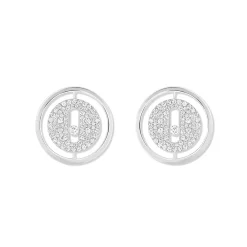 Boucles d'oreilles Diamant Or Blanc