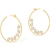 Boucles d'oreilles Diamant Or Jaune