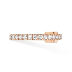 Boucles d'oreilles Diamant Or Rose