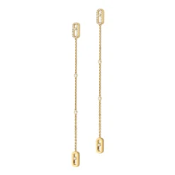 Boucles d'oreilles Diamant Or Jaune