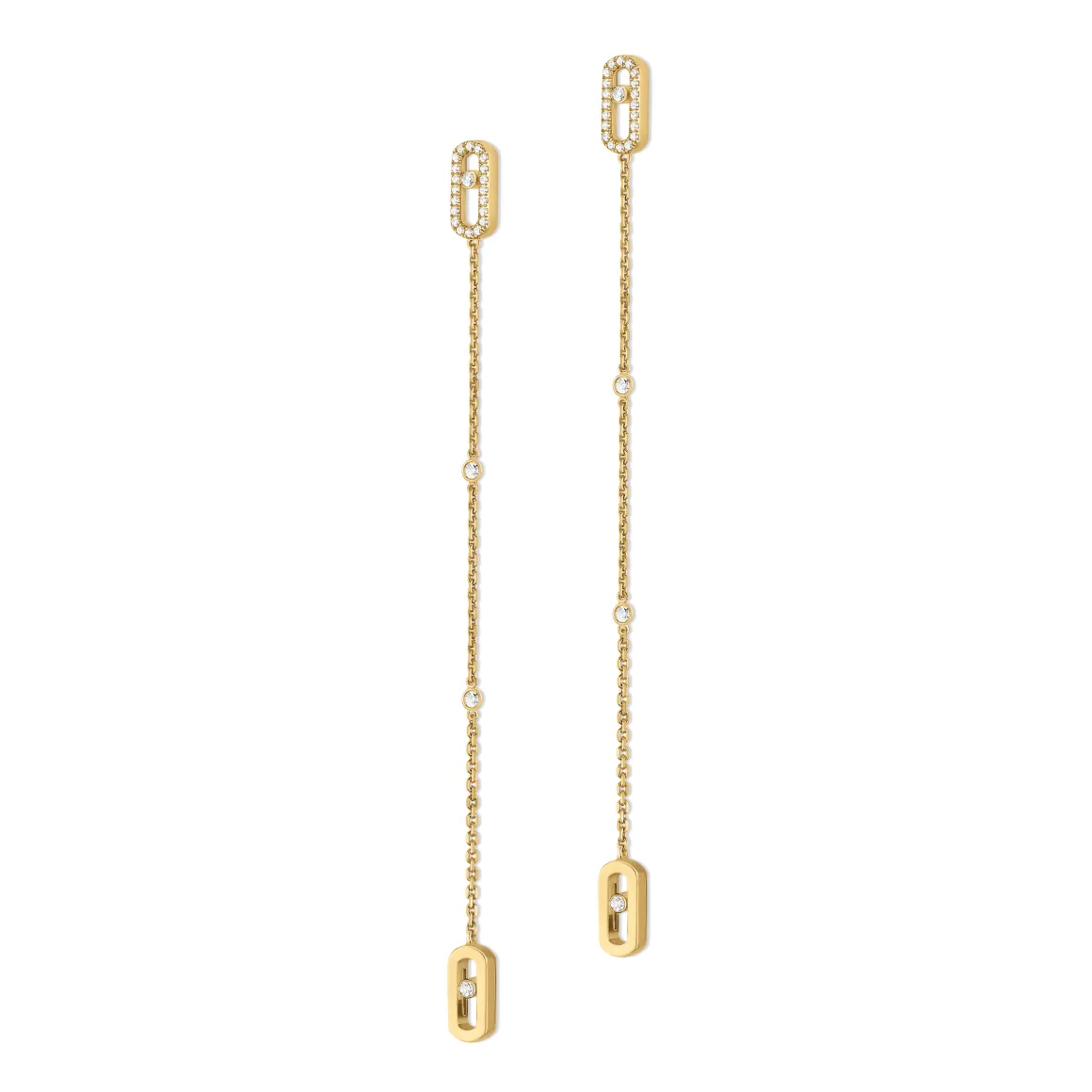 Boucles d'oreilles Diamant Or Jaune