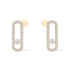 Boucles d'oreilles Diamant Or Jaune