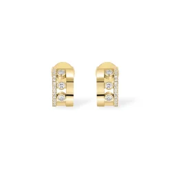 Boucles d'oreilles Diamant Or Jaune