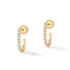 Boucles d'oreilles Diamant Or Jaune
