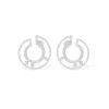 Boucles d'oreilles Diamant Or Blanc