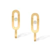 Boucles d'oreilles Diamant Or Jaune