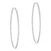 Boucles d'oreilles Diamant Or Blanc