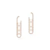 Boucles d'oreilles Diamant Or Rose