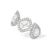 Boucles d'oreilles Diamant Or Blanc