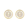 Boucles d'oreilles Diamant Or Jaune