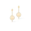 Boucles d'oreilles Diamant Or Jaune