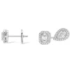 Boucles d'oreilles Diamant Or Blanc