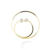 Boucles d'oreilles Diamant Or Jaune