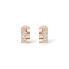 Boucles d'oreilles Diamant Or Rose