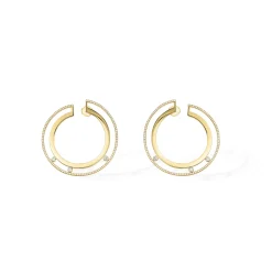 Boucles d'oreilles Diamant Or Jaune