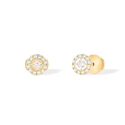 Boucles d'oreilles Diamant Or Jaune