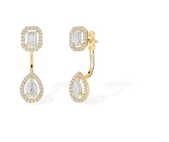 Boucles d'oreilles Diamant Or Jaune