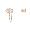 Boucles d'oreilles Diamant Or Rose
