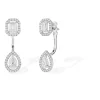 Boucles d'oreilles Diamant Or Blanc