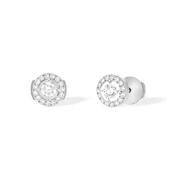 Boucles d'oreilles Diamant Or Blanc