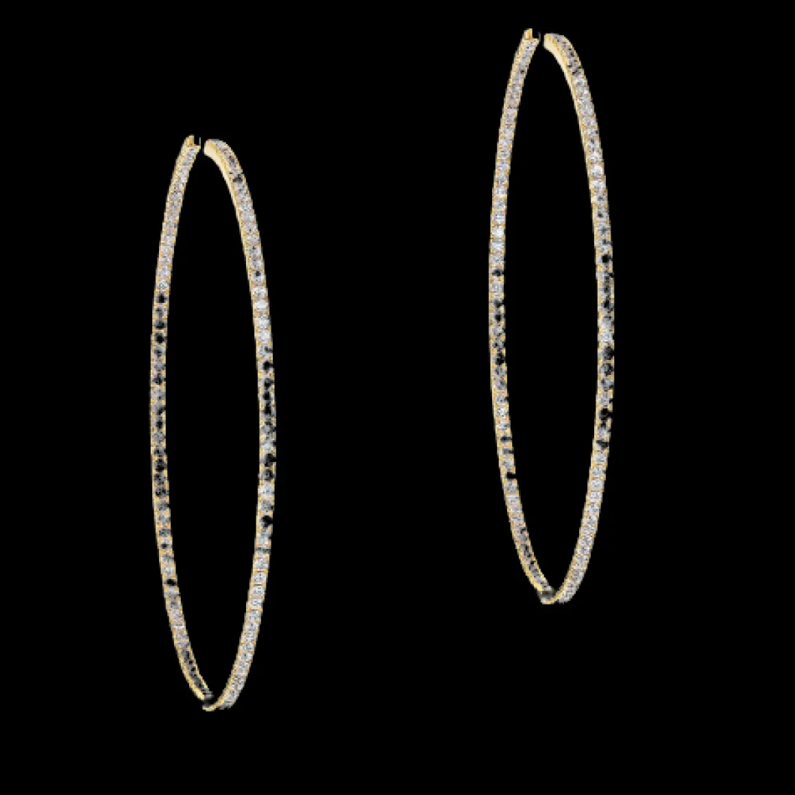 Boucles d'oreilles Diamant Or Jaune