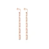Boucles d'oreilles Diamant Or Rose