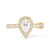 Boucles d'oreilles Diamant Or Jaune