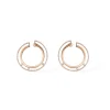 Boucles d'oreilles Diamant Or Rose
