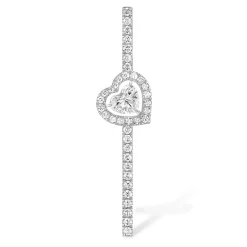 Boucles d'oreilles Diamant Or Blanc