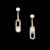 Boucles d'oreilles Diamant Or jaune Move Link