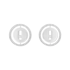 Boucles d'oreilles Diamant Or Blanc
