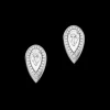 Boucles d'oreilles diamant or blanc Fiery 0,25ct