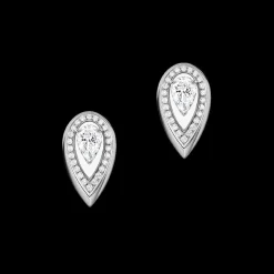 Boucles d'oreilles diamant or blanc Fiery 0,25ct