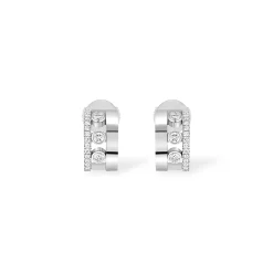 Boucles d'oreilles Diamant Or Blanc