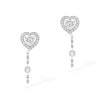 Boucles d'oreilles Diamant Or Blanc