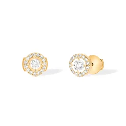 Boucles d'oreilles Diamant Or Jaune